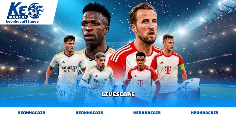Theo dõi Livescore cập nhật tỷ số bóng đá nhanh nhất